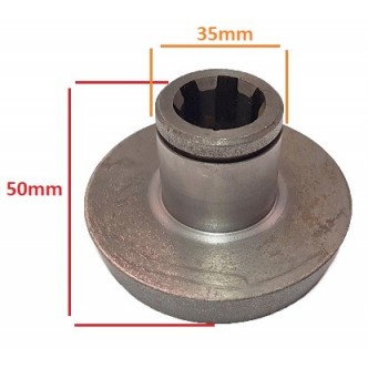 Ambreiaj conic inferior pentru motosapa / motocultor Ruris Sprint 650B, 550H, 650L, Farm 450 (fabricate dupa anul 2012)